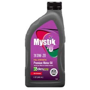 Mystik® JT-8® Premium Gasoline Synthetic Motor Oil SAE 0W-20